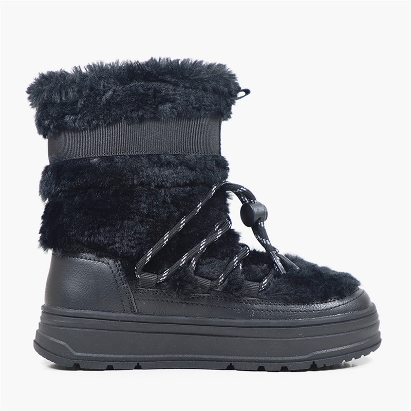 GAP Bottes de Neige Hautes en Fourrure Paradise Fille Noir - Image 3