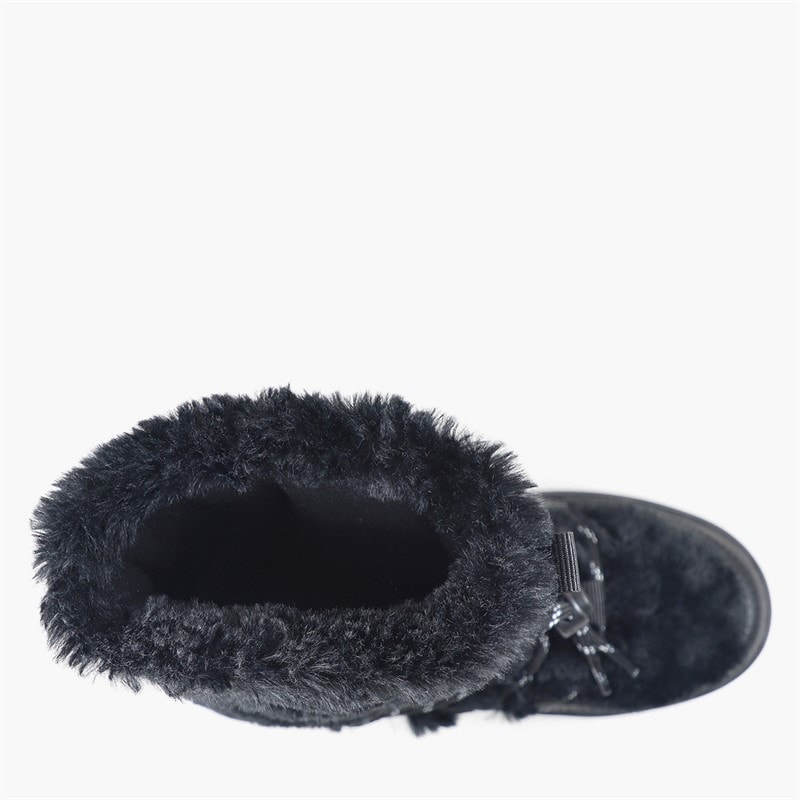 GAP Bottes de Neige Hautes en Fourrure Paradise Fille Noir - Image 4