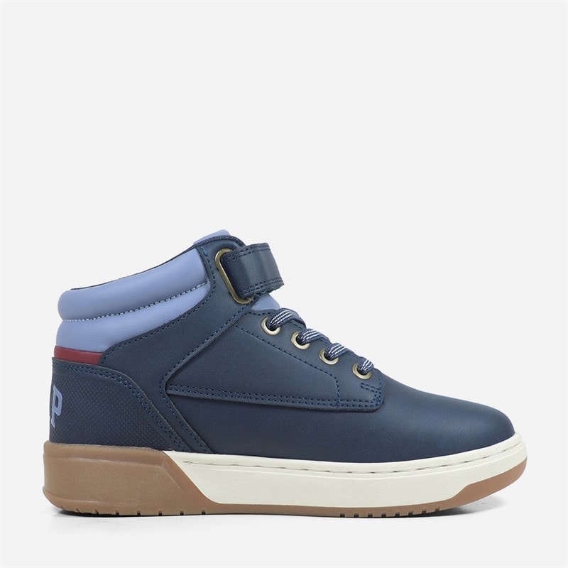GAP Travis średniowysokie sneakersy Granatowy/Niebieski/Czerwony dla chłopca kolor Navy Blue Red – zdjęcie  5