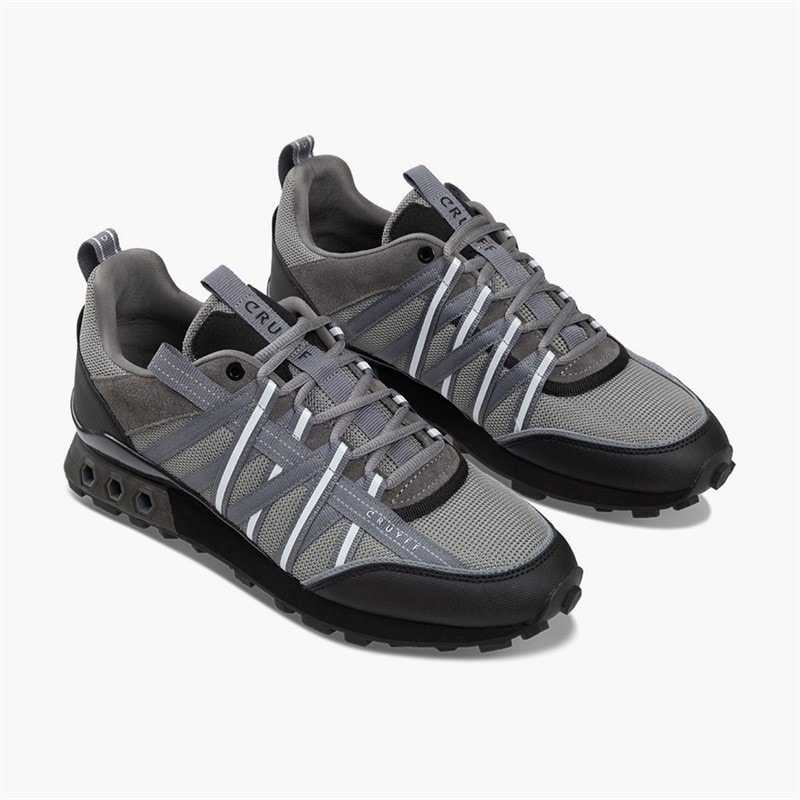 Cruyff Heren Fearia Eclipse Trainers Grijs/Silver - Afbeelding 4