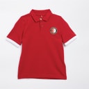 Castore Junior FR Feyenoord Heritage Pique Polo Savvy Rood