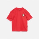 Castore Junior FR Feyenoord Core Katoenen T-Shirt Chinese Rode