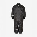 Celavi Kinderen Celavie Effen Basic Thermisch Set Zwart