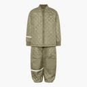 Celavi Kinderen Celavie Effen Basic Thermisch Set Khaki