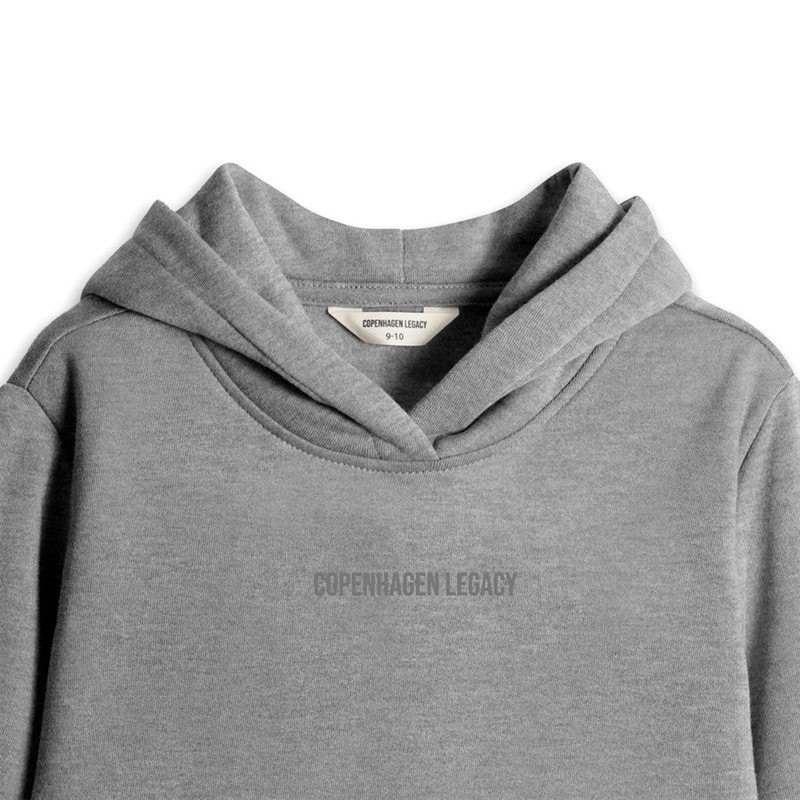 Copenhagen Legacy Kinderen Hoodie Grijs Melange - Afbeelding 3