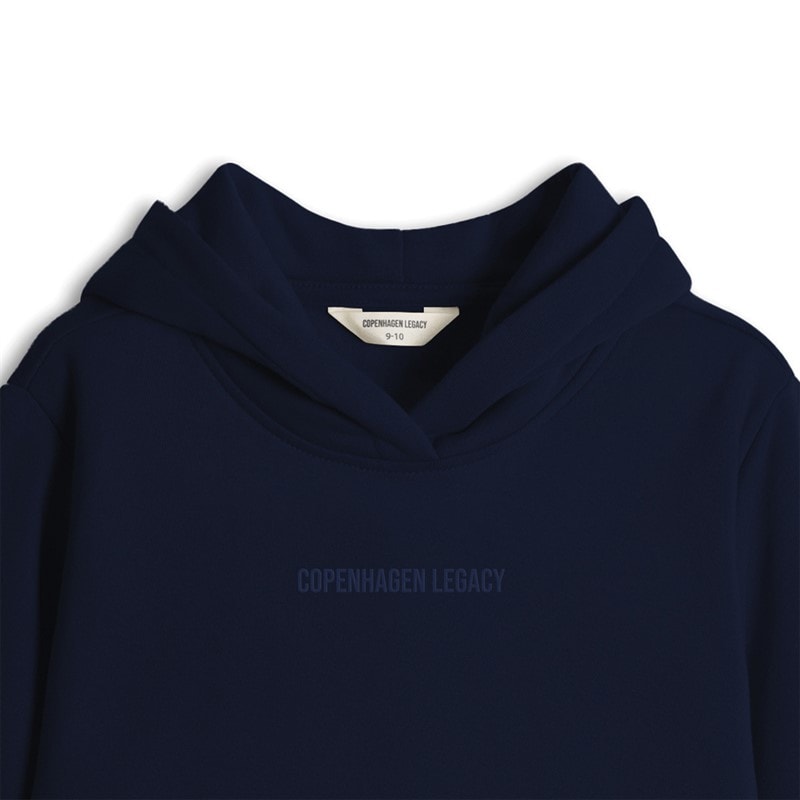 Copenhagen Legacy Kinderen Hoodie Marineblauw - Afbeelding 3