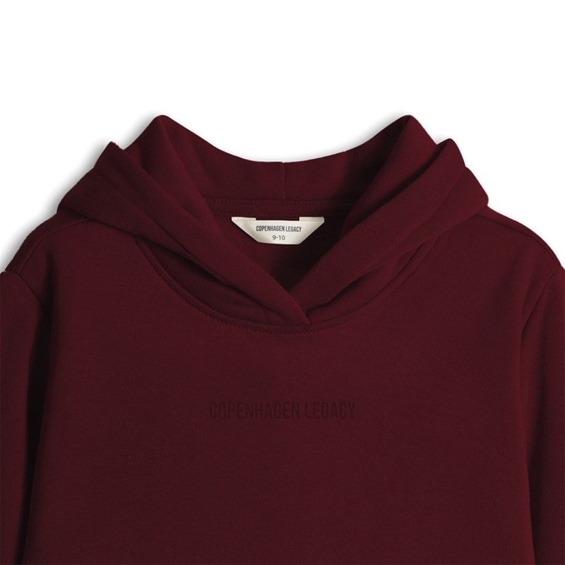 Copenhagen Legacy Kids Hoodies Bordeauxrood - Afbeelding 3