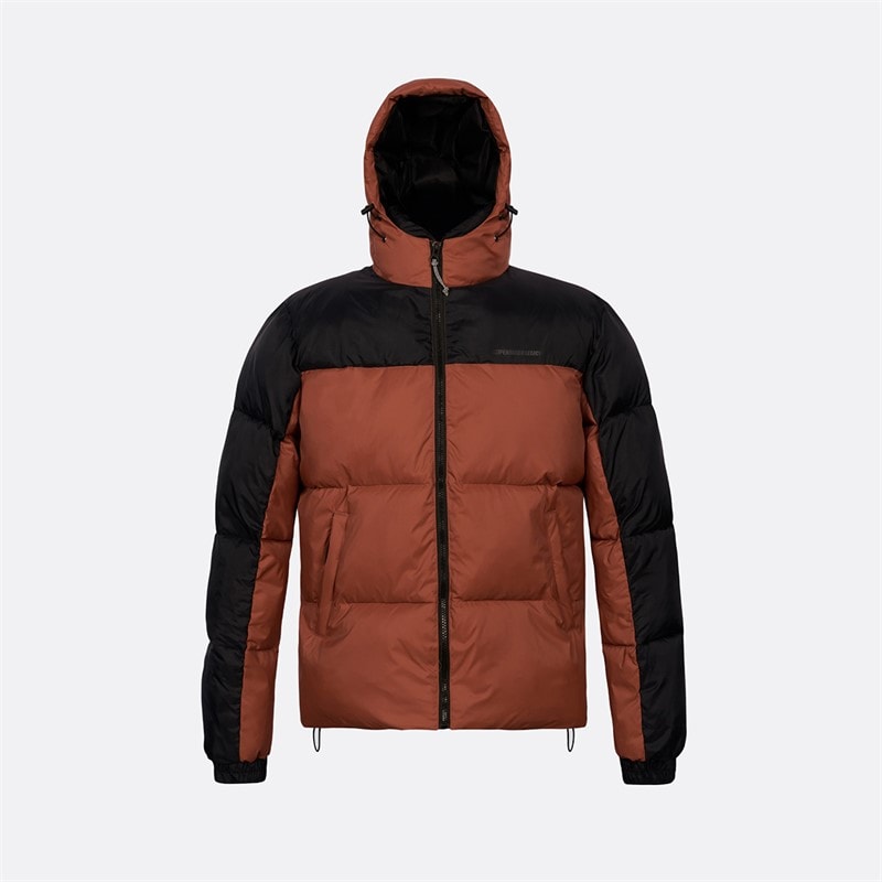 Copenhagen Legacy Heren Jack met Capuchon Roest / Zwart