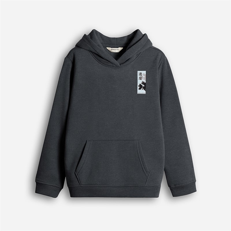 Copenhagen Legacy Sweat à Capuche Enfant Charbon