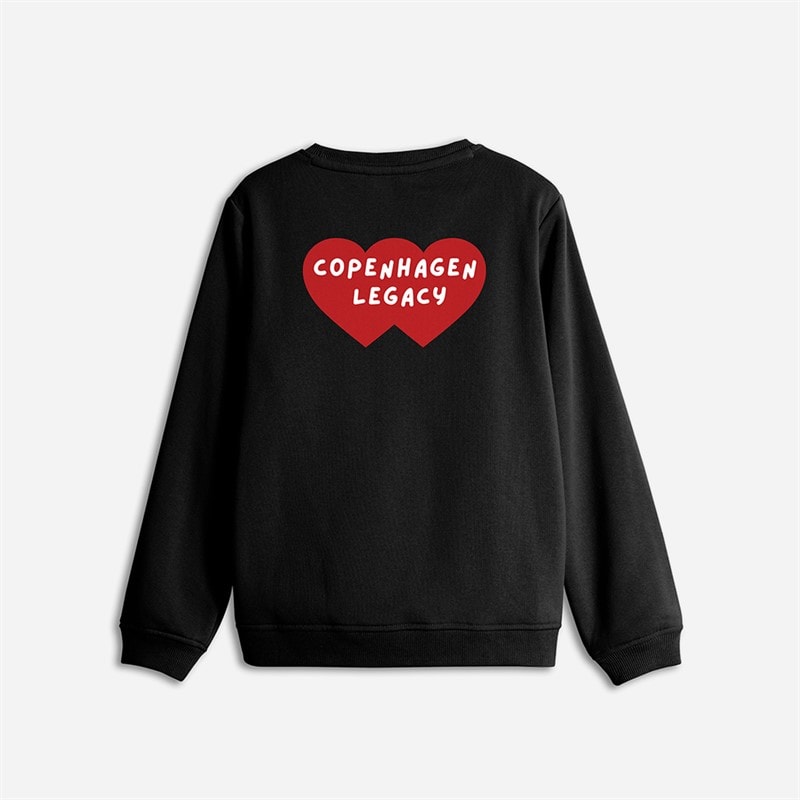 Copenhagen Legacy Kinder Rundhals Sweatshirt Schwarz - Bild 2