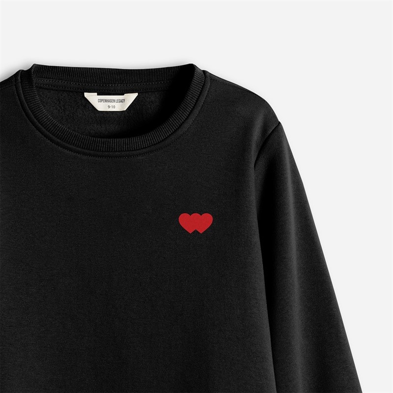 Copenhagen Legacy Kinder Rundhals Sweatshirt Schwarz - Bild 3