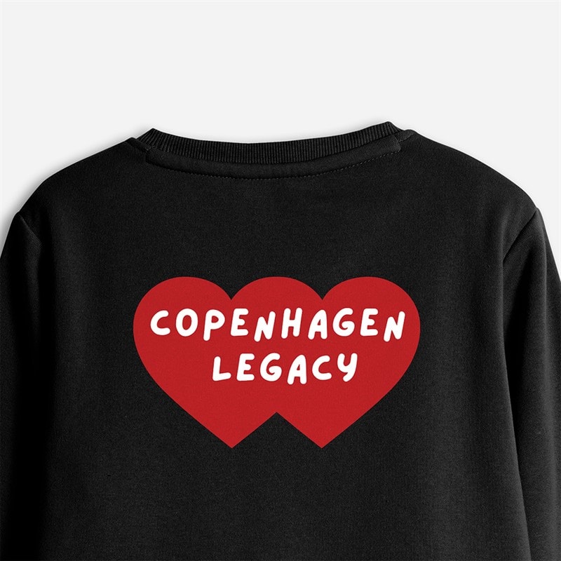 Copenhagen Legacy Kinder Rundhals Sweatshirt Schwarz - Bild 4