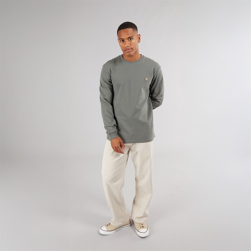 Indicode Heren Salupe Sweatshirt Castor Grijs - Afbeelding 4