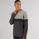 Indicode Heren Jaluf Trui Charcoal Mix