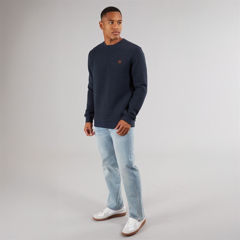 Indicode Heren Dash Sweatshirt Marineblauw - Afbeelding 4