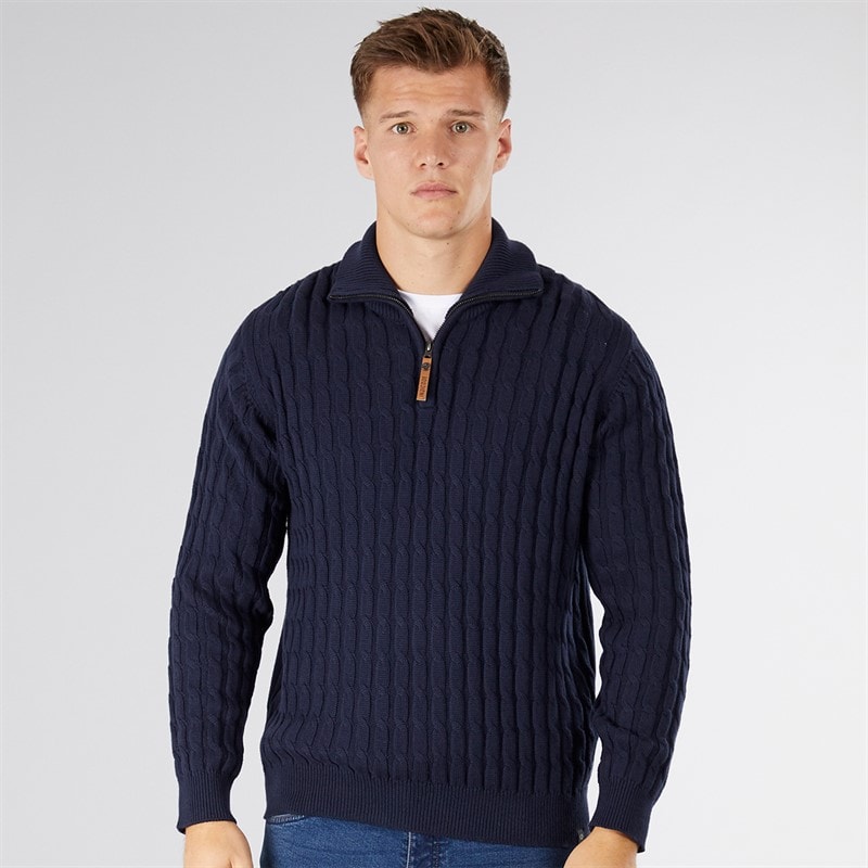 Indicode Heren Rufus Jumper Donker Marine - Afbeelding 1