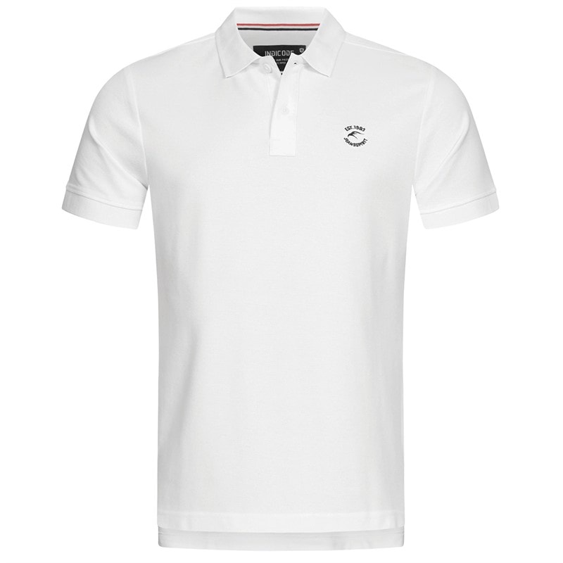 Indicode Heren Inwadim Polo Shirt Gebroken Wit