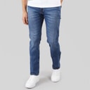 Indicode Heren Tony Regular Fit Jeans Medium Indigo