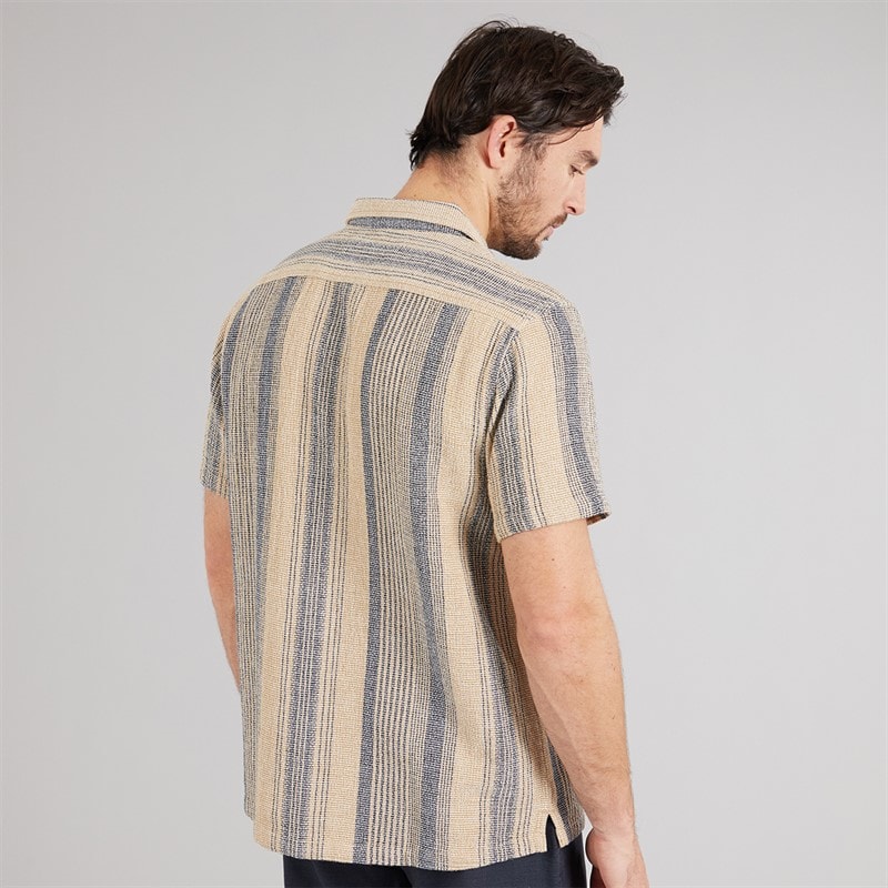 Indicode Heren Inrafko Korte Mouw Shirt Beige - Afbeelding 2