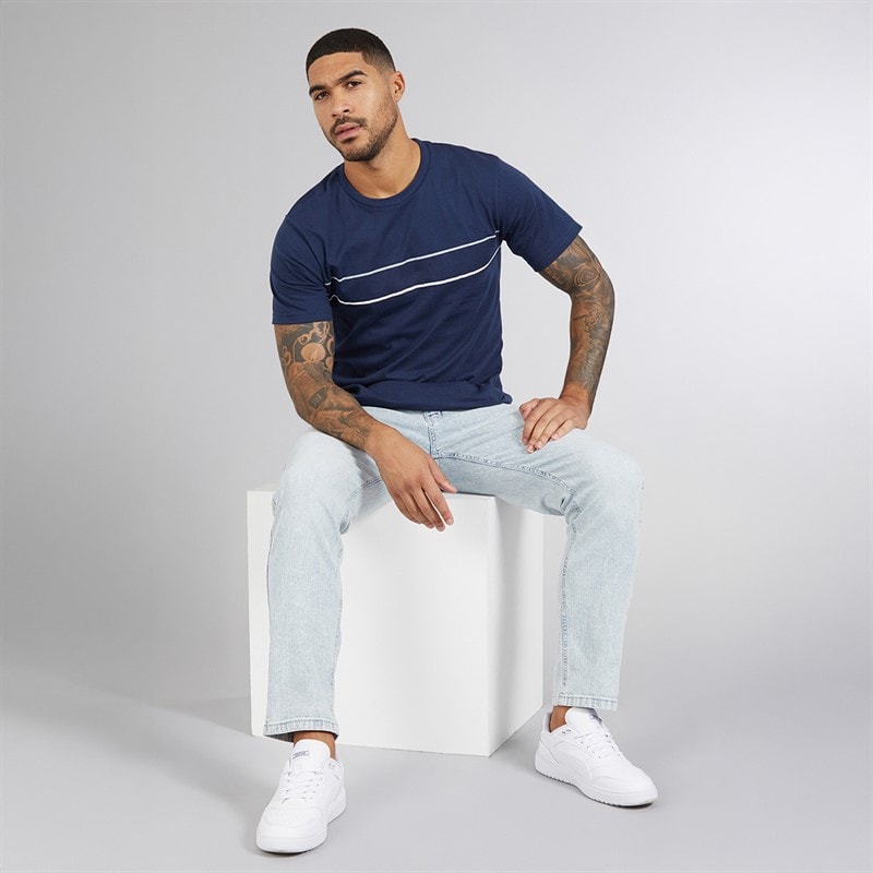 Indicode Herren Tony Regular Fit Jeans Foam Blue - Bild 4