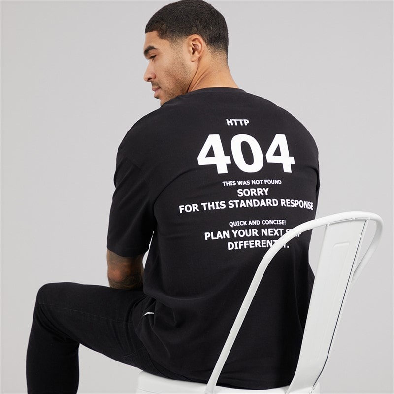 Indicode Heren Four O Four T-shirt Jet Black