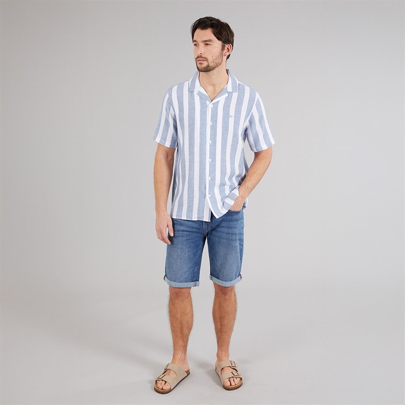 Indicode Heren Carlui Shirt Copen Blue - Afbeelding 4