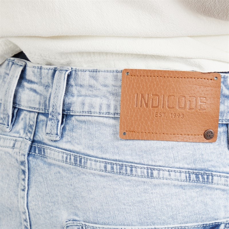 Indicode Szorty Kaden dla niego kolor Foam Blue – zdjęcie  3