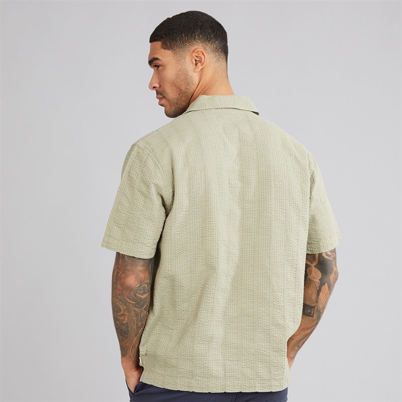 Indicode Heren Golven Shirt Aloe - Afbeelding 2