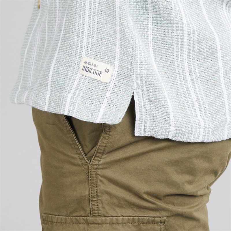 Indicode Heren Poipu Shirt Sea Spray - Afbeelding 3