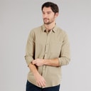 Indicode Heren Trypto Lange Mouw Shirt Stone