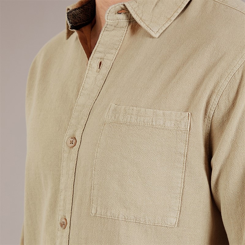 Indicode Heren Trypto Lange Mouw Shirt Stone - Afbeelding 3