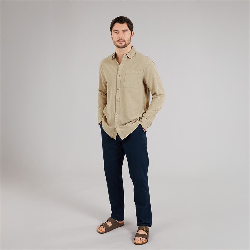 Indicode Heren Trypto Lange Mouw Shirt Stone - Afbeelding 4