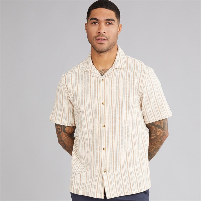 Indicode Heren Chaga Shirt Camel - Afbeelding 1