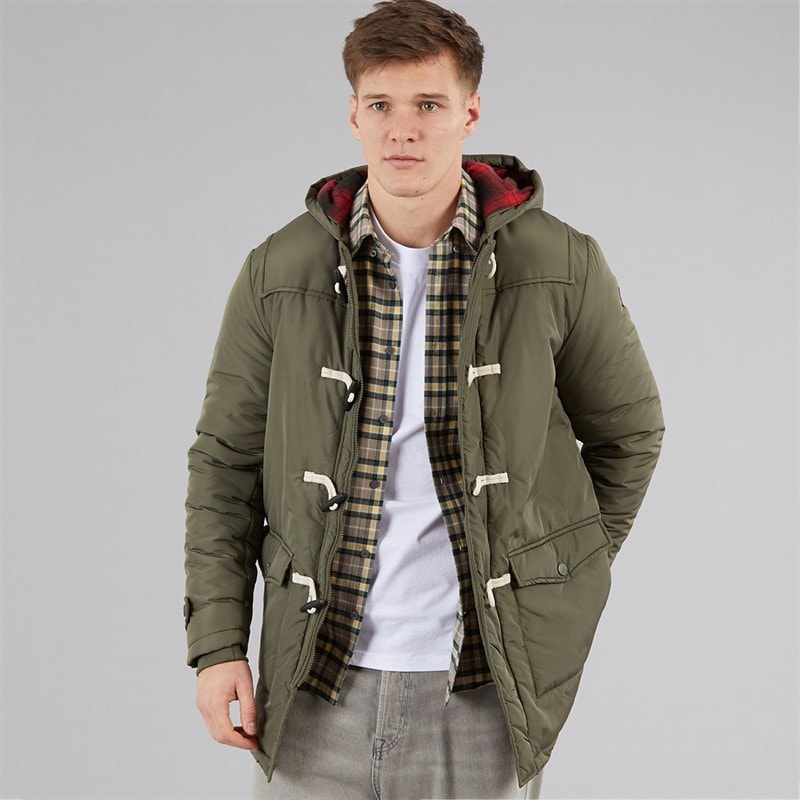 Indicode Heren Baltico Duffle Jas Army
