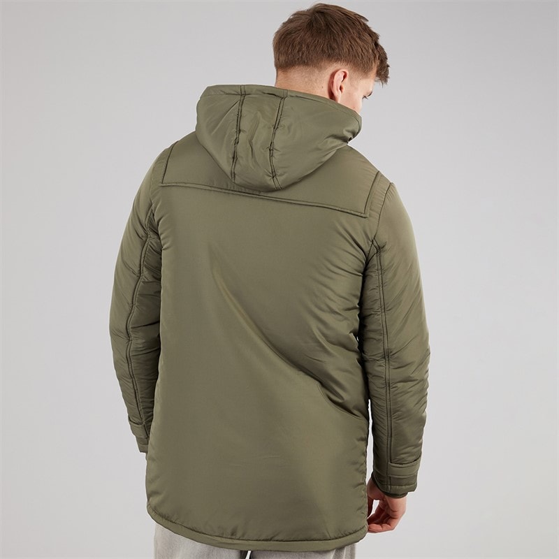 Indicode Manteau Duffel Baltico Homme Army - Image 2