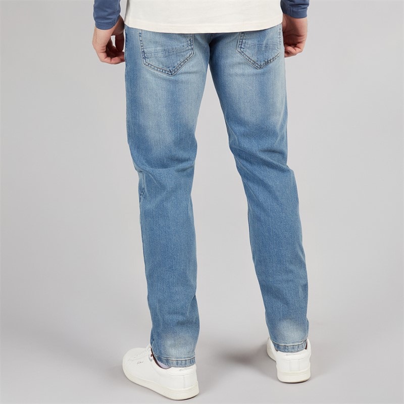 Indicode Heren Tony Regular Fit Jeans Space Blue - Afbeelding 2