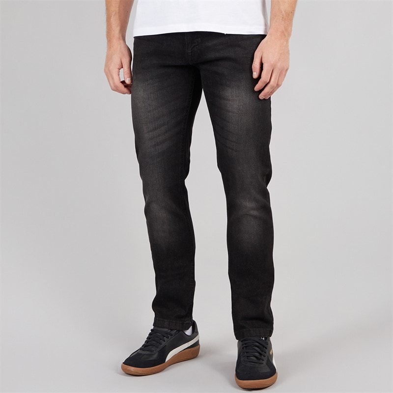Indicode Heren Tony Regular Fit Jeans Zwart - Afbeelding 1