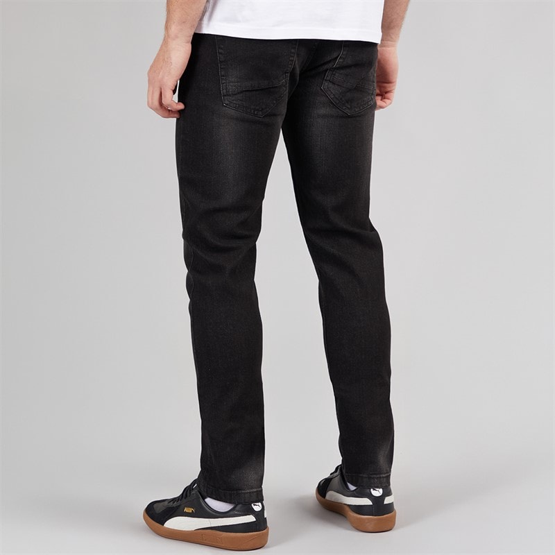 Indicode Herren Tony Regular Fit Jeans Schwarz - Bild 2