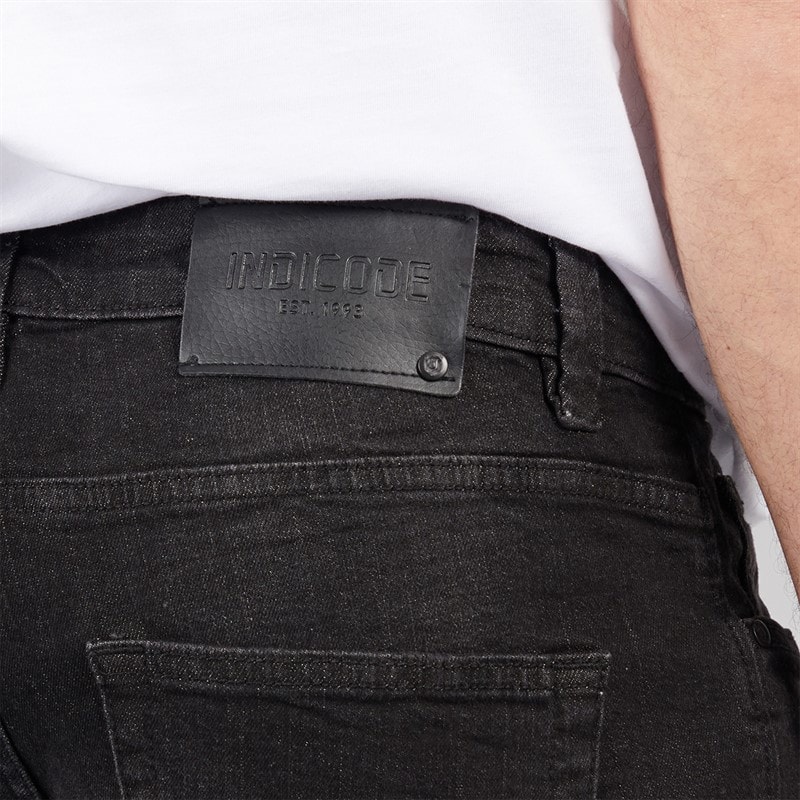 Indicode Herren Tony Regular Fit Jeans Schwarz - Bild 3
