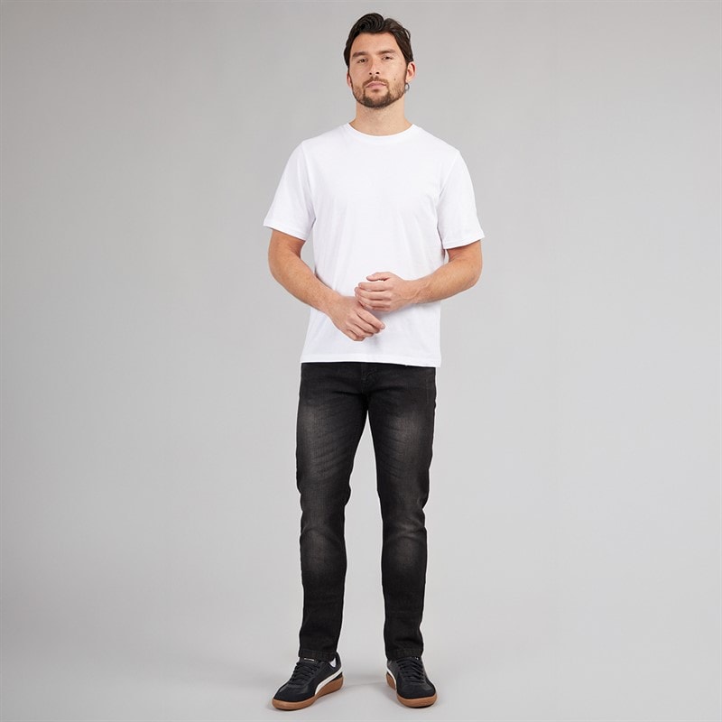 Indicode Herren Tony Regular Fit Jeans Schwarz - Bild 4