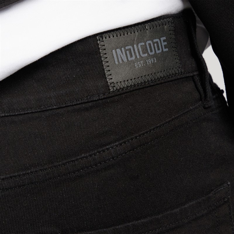 Indicode Vince regular fit jeans dla niego kolor Ultra Black – zdjęcie  3