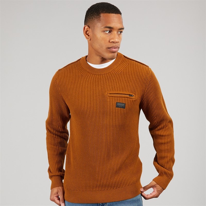 Indicode Phjot dzianinowy sweter dla niego kolor Monks Robe