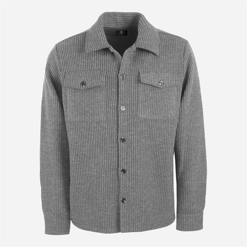 Indicode Veste Inbarslund Homme Charbon De Bois Mélangé - Image 1