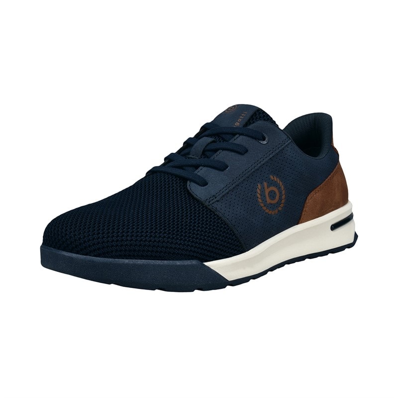 Bugatti Heren Fineas Sneakers Dark Blue/Cognac - Afbeelding 2