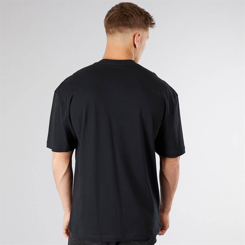 Scotch & Soda T-shirt Graphique Oversize Homme Noir/Rouge - Image 2
