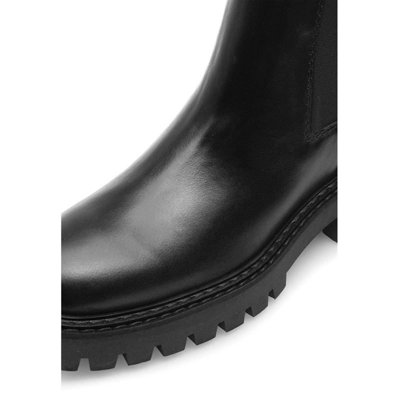 LÄST Chelsea Boots van Leer Dames Zwart - Afbeelding 3