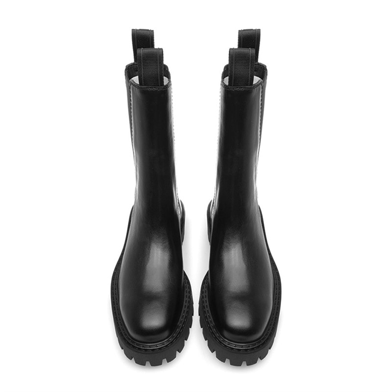 LÄST Chelsea Boots van Leer Dames Zwart - Afbeelding 4