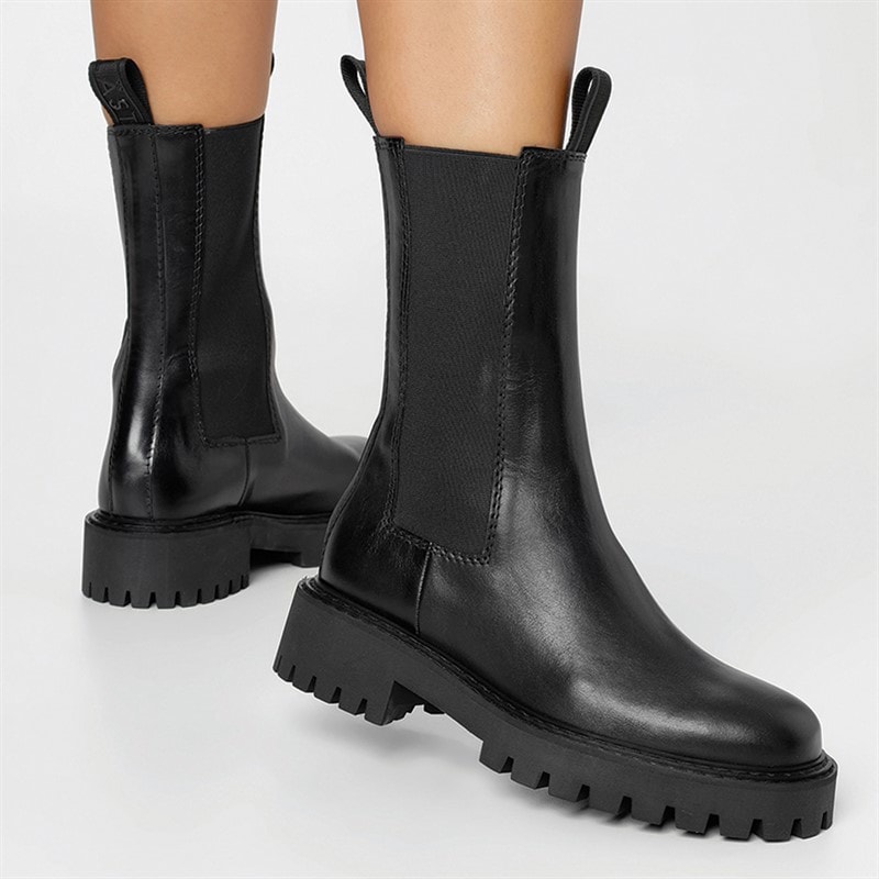 LÄST Chelsea Boots van Leer Dames Zwart - Afbeelding 5