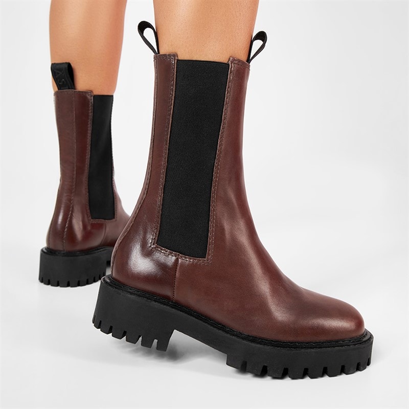 LÄST Bottines Angie Femme Dark Brown