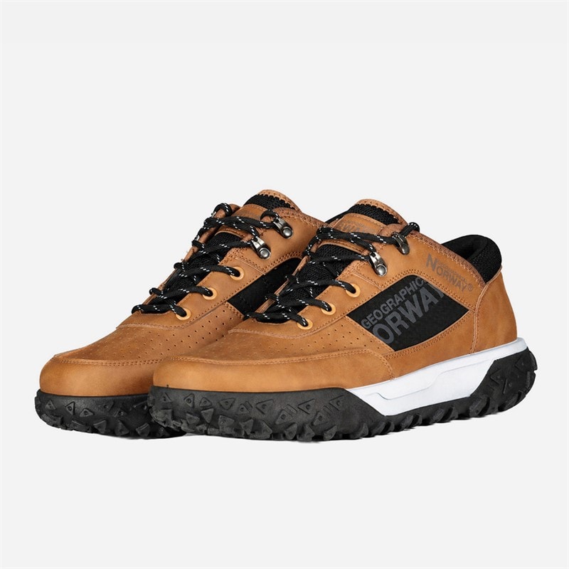 Geographical Norway Heren Sneakers Kameel - Afbeelding 2